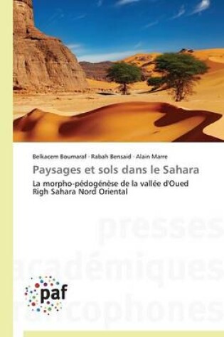 Cover of Paysages Et Sols Dans Le Sahara