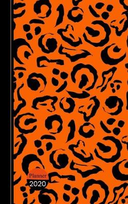 Book cover for Orange Black Animal Skin Design