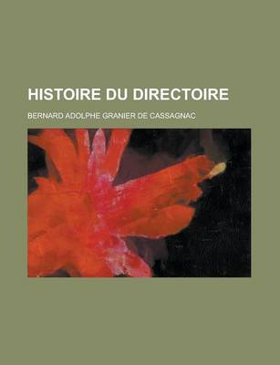 Book cover for Histoire Du Directoire