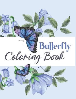 Book cover for Butterfly Coloring Book