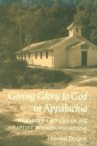 Cover of Giving Glory To God Appalachia