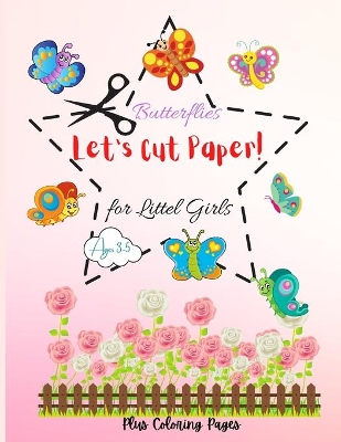 Book cover for Let's Cut Paper! Butterflies