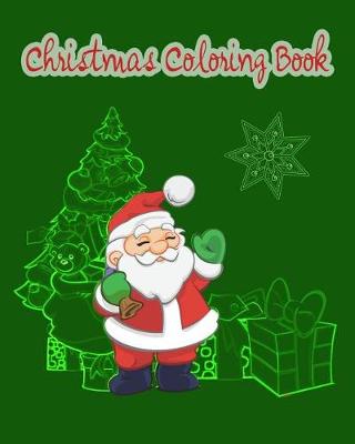 Book cover for Christmas coloring book