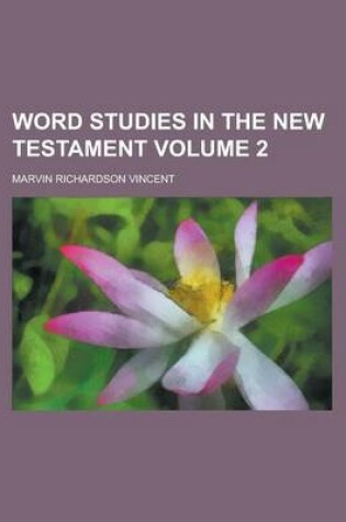 Cover of Word Studies in the New Testament Volume 2