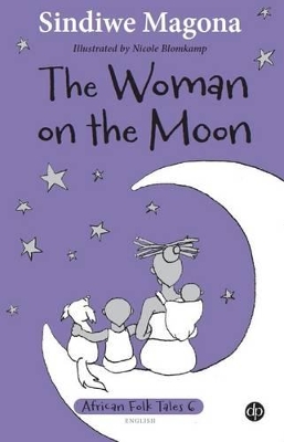Book cover for The woman on the moon