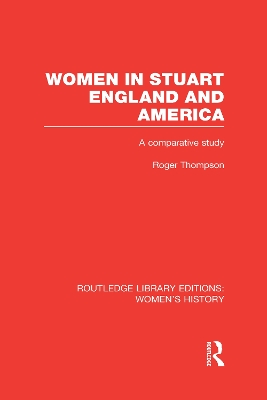 Cover of Women in Stuart England and America