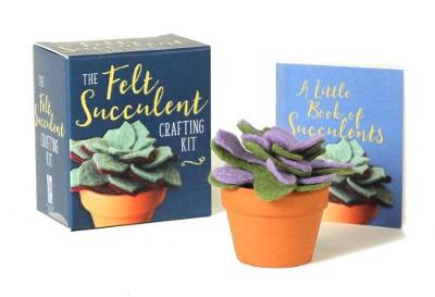 Book cover for The Felt Succulent Crafting Kit