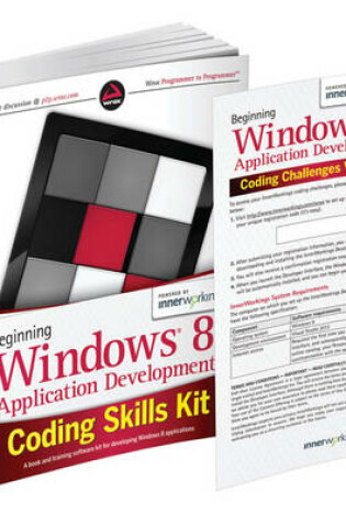 Cover of Beginning Windows 8 Application Development Coding Skills Kit Includes Book and Wrox Skills Challenge Powered by Innerworkings