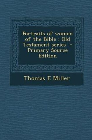 Cover of Portraits of Women of the Bible