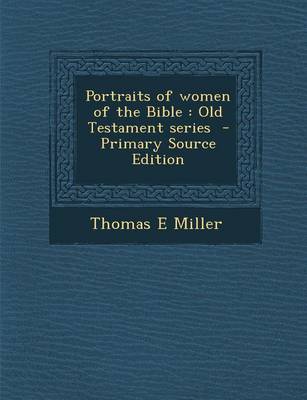 Book cover for Portraits of Women of the Bible