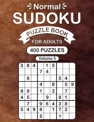 Book cover for Normal Sudoku Puzzle Book For Adults Volume 5