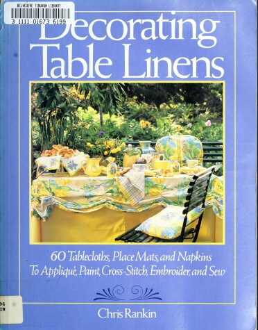 Book cover for Decorating Table Linens