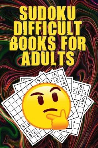 Cover of Sudoku Difficult Books for Adults