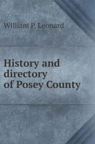Cover of History and directory of Posey County