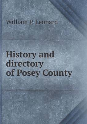 Book cover for History and directory of Posey County