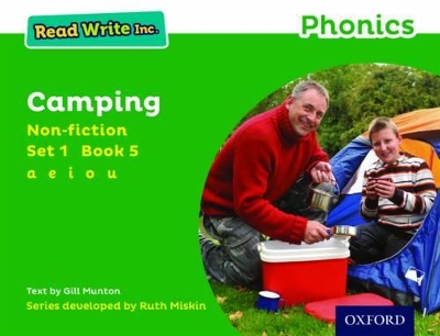 Book cover for Read Write Inc. Phonics: Camping (Green Set 1 Non-fiction 5)