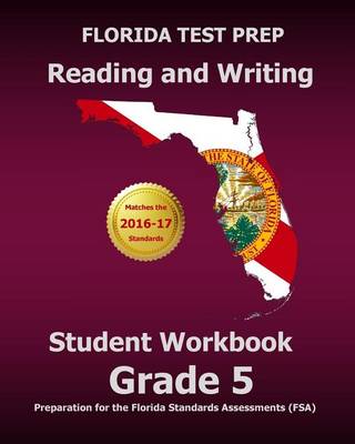 Book cover for Florida Test Prep Reading and Writing Student Workbook Grade 5