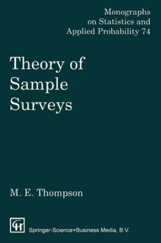 Cover of Theory of Sample Surveys