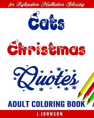 Book cover for Cats Christmas Quotes