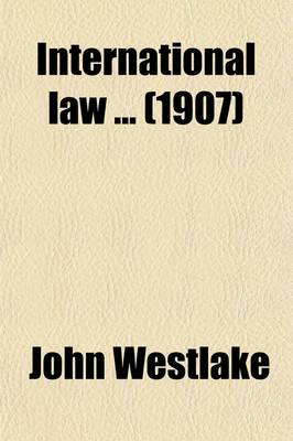 Book cover for International Law (Volume 2)