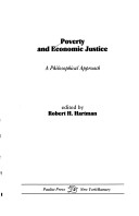 Cover of Poverty and Economic Justice