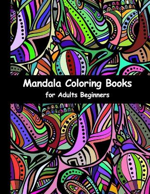 Book cover for Mandala coloring books for adults beginners