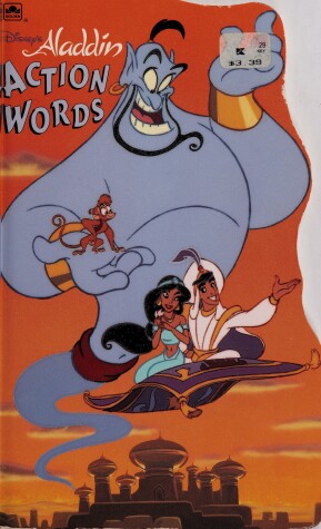 Book cover for Disney's Aladdin Action Words