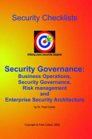 Cover of Security Governance Checklists