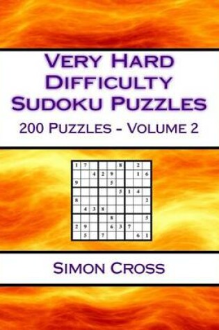 Cover of Very Hard Difficulty Sudoku Puzzles Volume 2