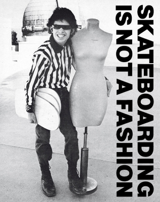 Book cover for Skateboarding is Not a Fashion