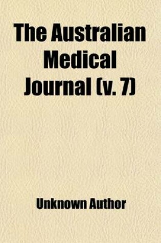 Cover of The Australian Medical Journal (Volume 7)