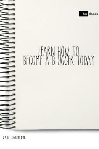 Cover of Learn How to Become a Blogger Today