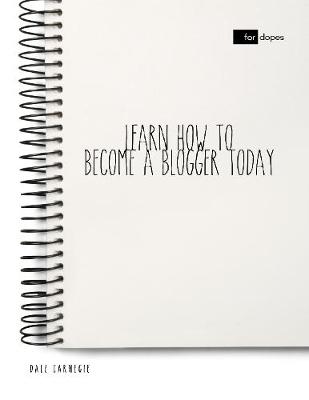 Book cover for Learn How to Become a Blogger Today