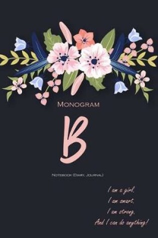 Cover of Monogram 'B' Notebook (Diary, Journal)