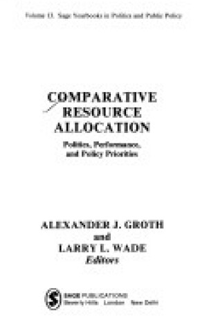 Cover of Comparative Resource Allocation