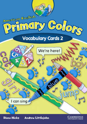 Book cover for American English Primary Colors 2 Vocabulary Cards