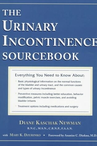 Cover of The Incontinence Sourcebook