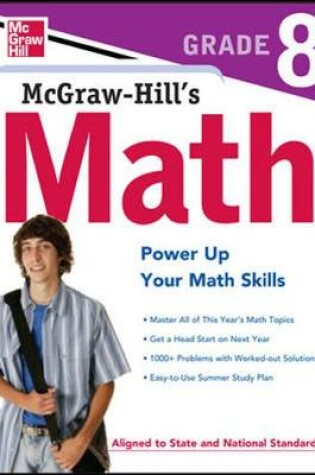 Cover of McGraw-Hill's Math Grade 8
