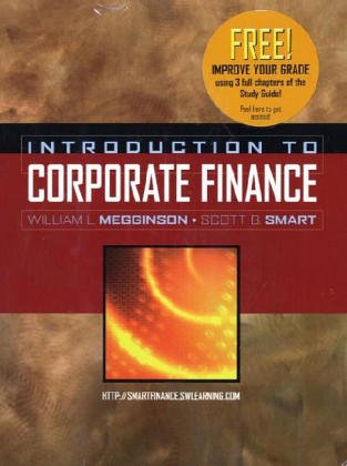 Book cover for Introduction to Corporate Finance