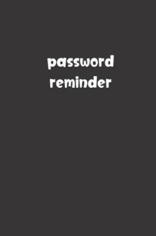 Cover of Password Reminder