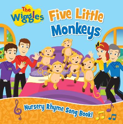 Book cover for The Wiggles: Five Little Monkeys