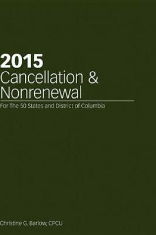 Cover of 2015 Cancellation & Nonrenewal