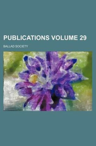 Cover of Publications Volume 29