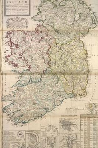 Cover of A Vintage 1736 Map of Ireland