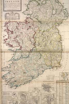 Book cover for A Vintage 1736 Map of Ireland