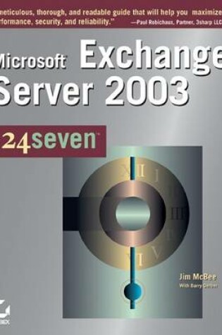 Cover of Microsoft Exchange Server 2003 24seven