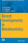 Book cover for Recent Developments in Metaheuristics