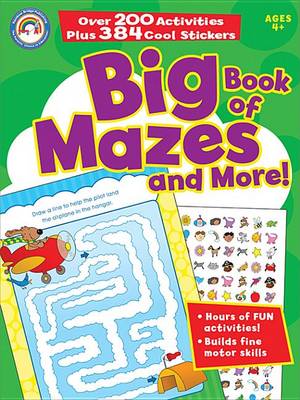 Book cover for Big Book of Mazes and More!, Grades Pk - 1