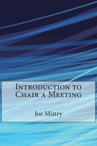 Cover of Introduction to Chair a Meeting