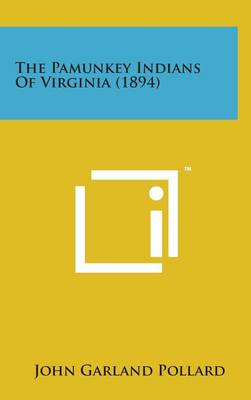 Book cover for The Pamunkey Indians of Virginia (1894)